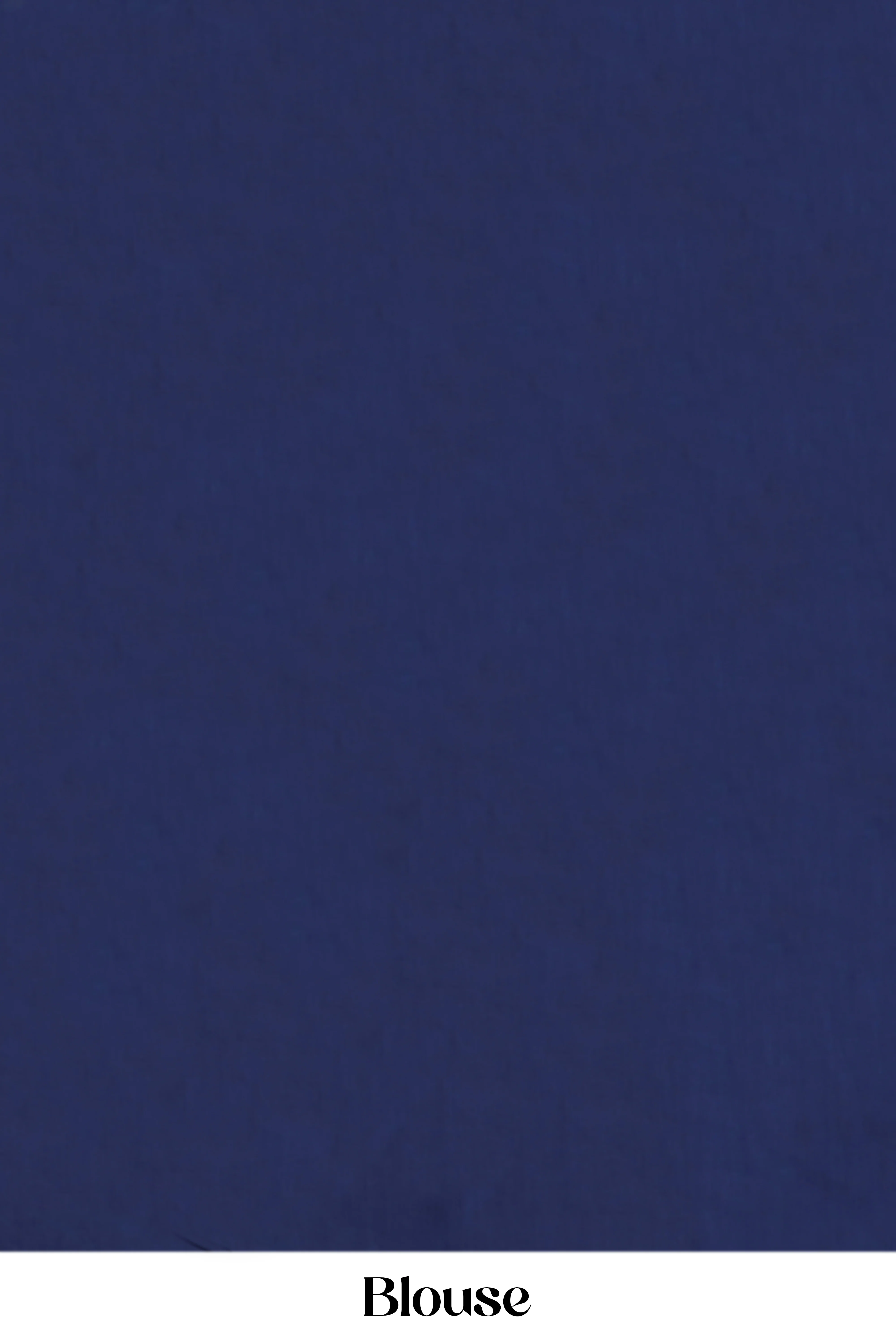 Blue Mul Mul Cotton Saree With Milk Print - Image 3