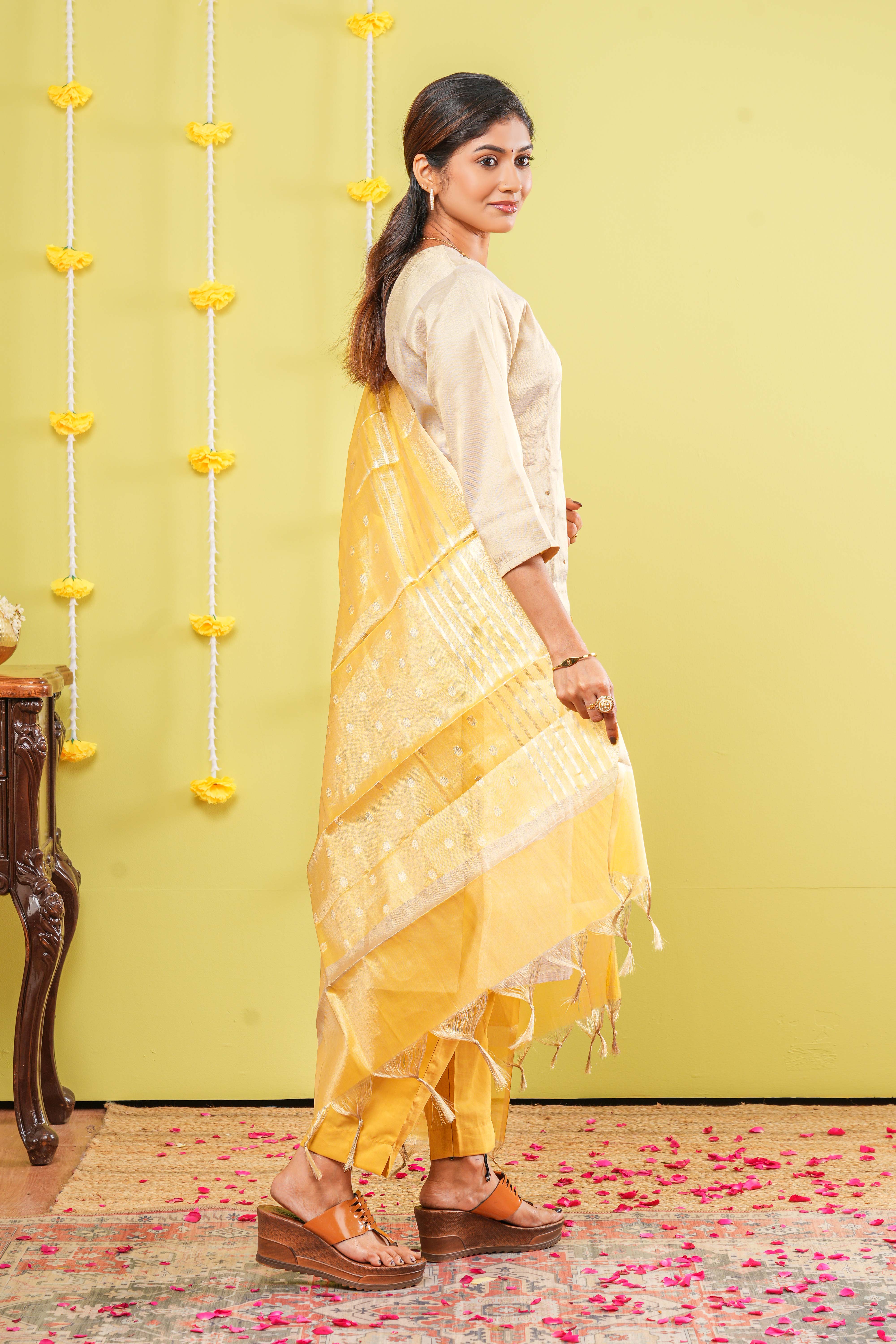 Jewel Neck Salwar Set - Image 5