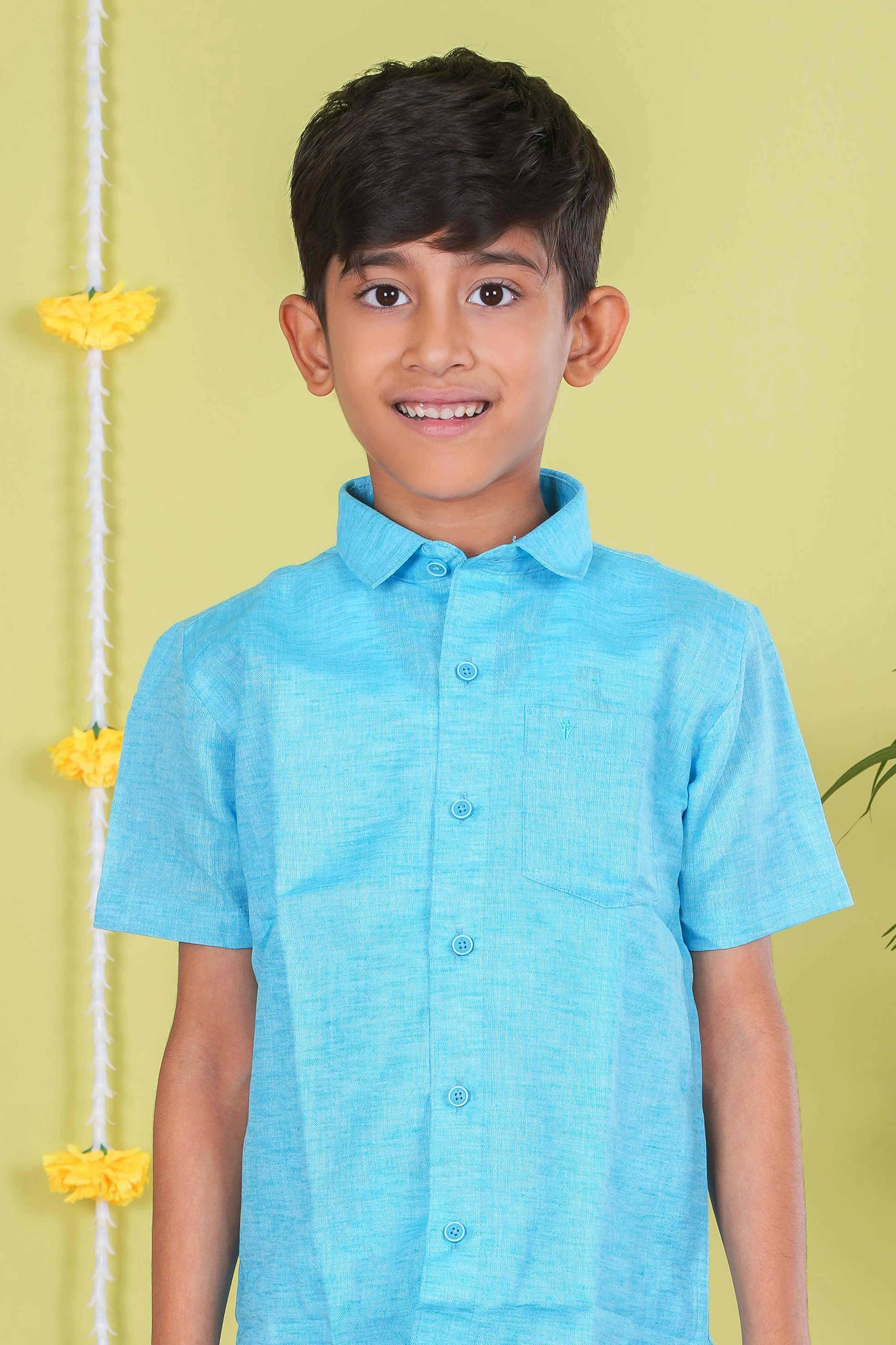Boys Dhoti Shirt Set - Image 3
