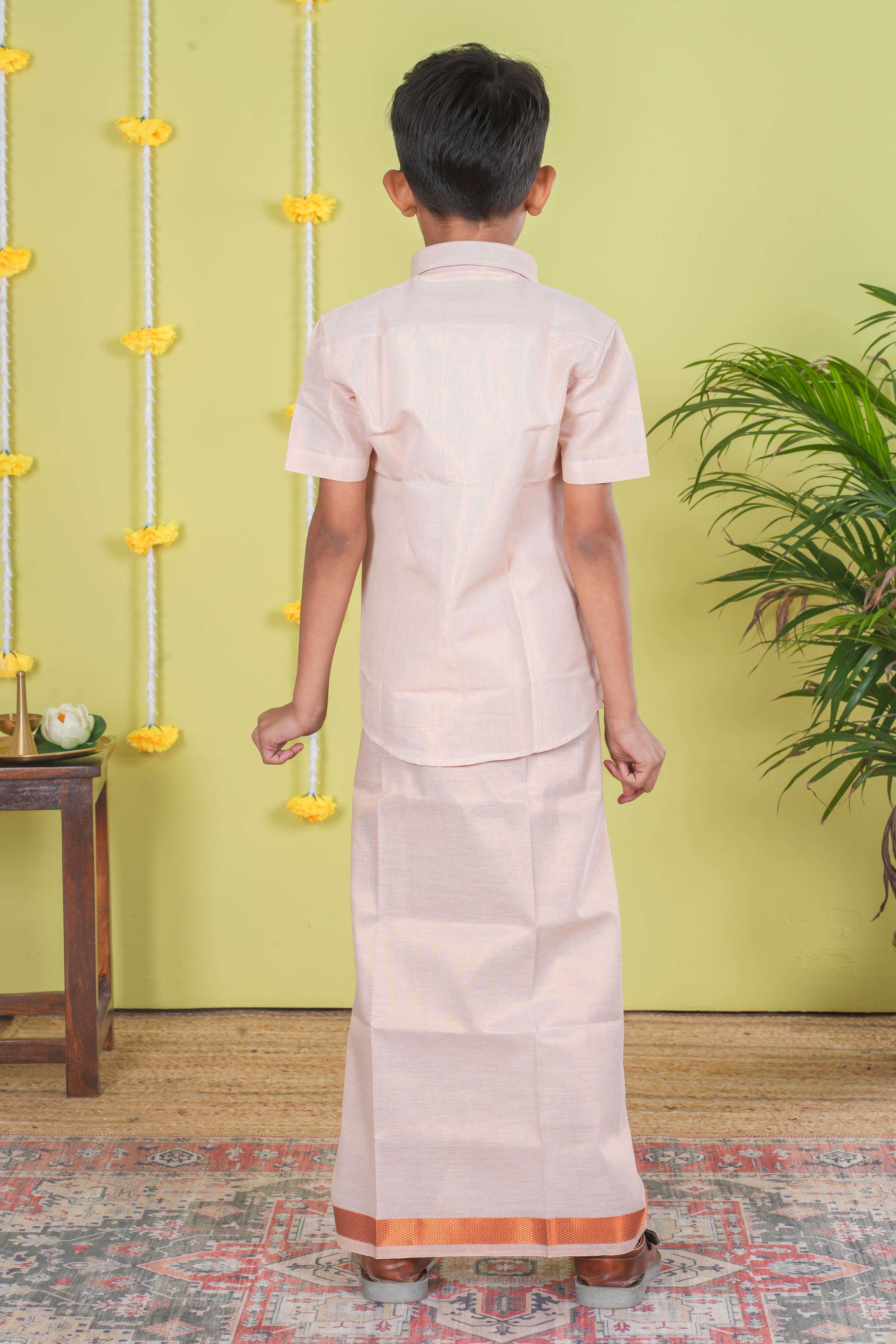 Boy's Dhoti Shirt Set - Image 4
