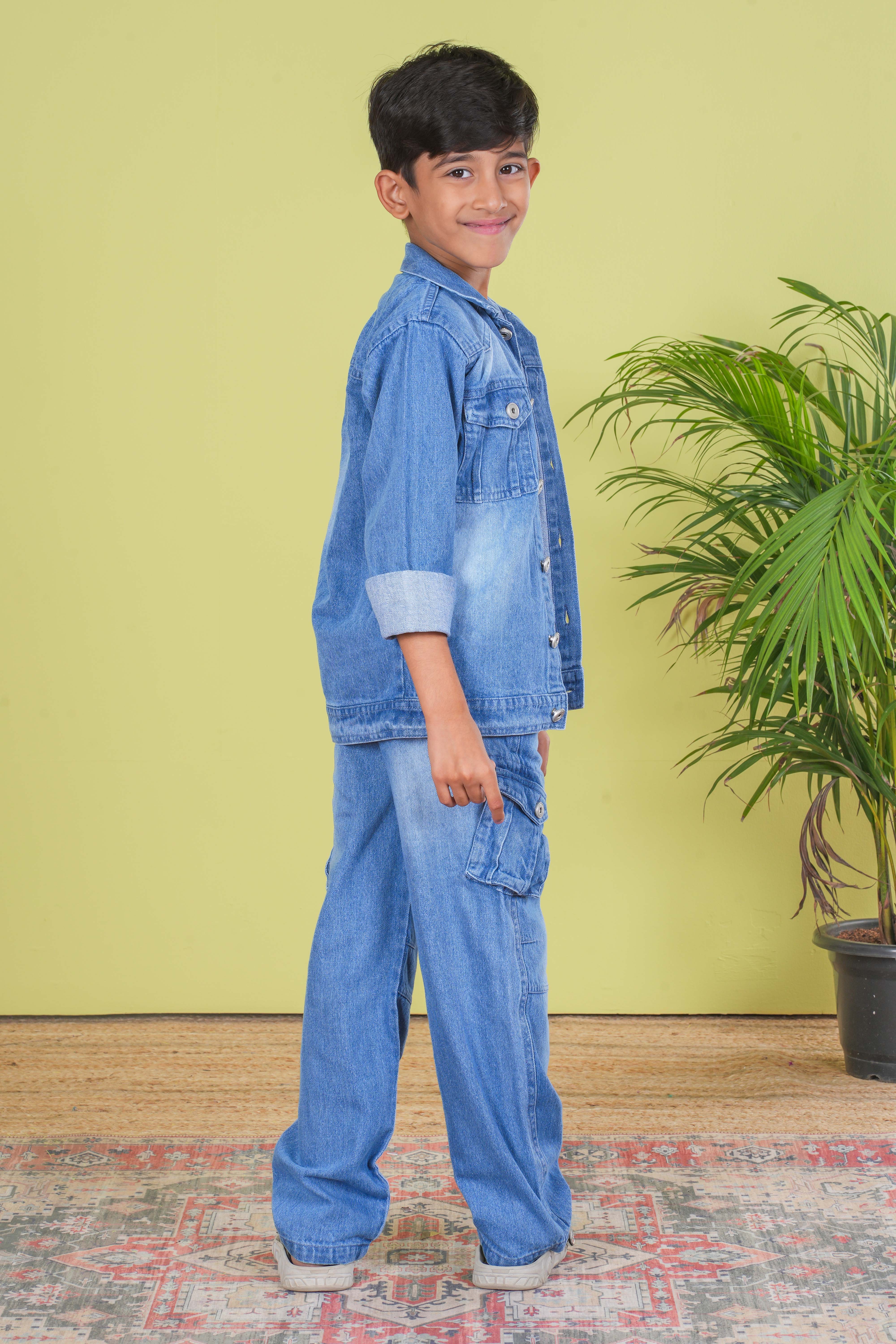 Boy's Denim Co-ord Set - Image 6