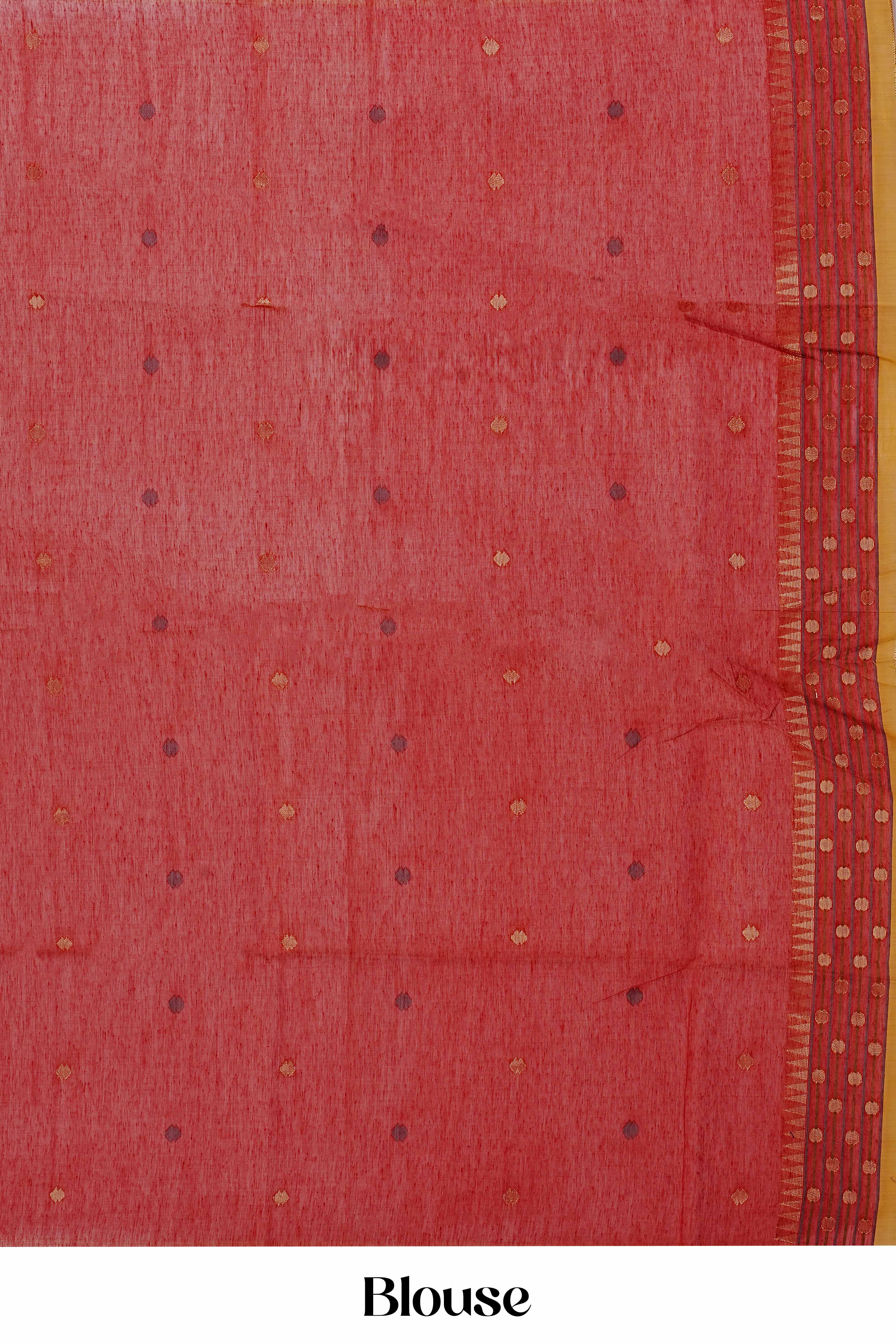 Mustard South Cotton Thread Butta Border Less - Image 6