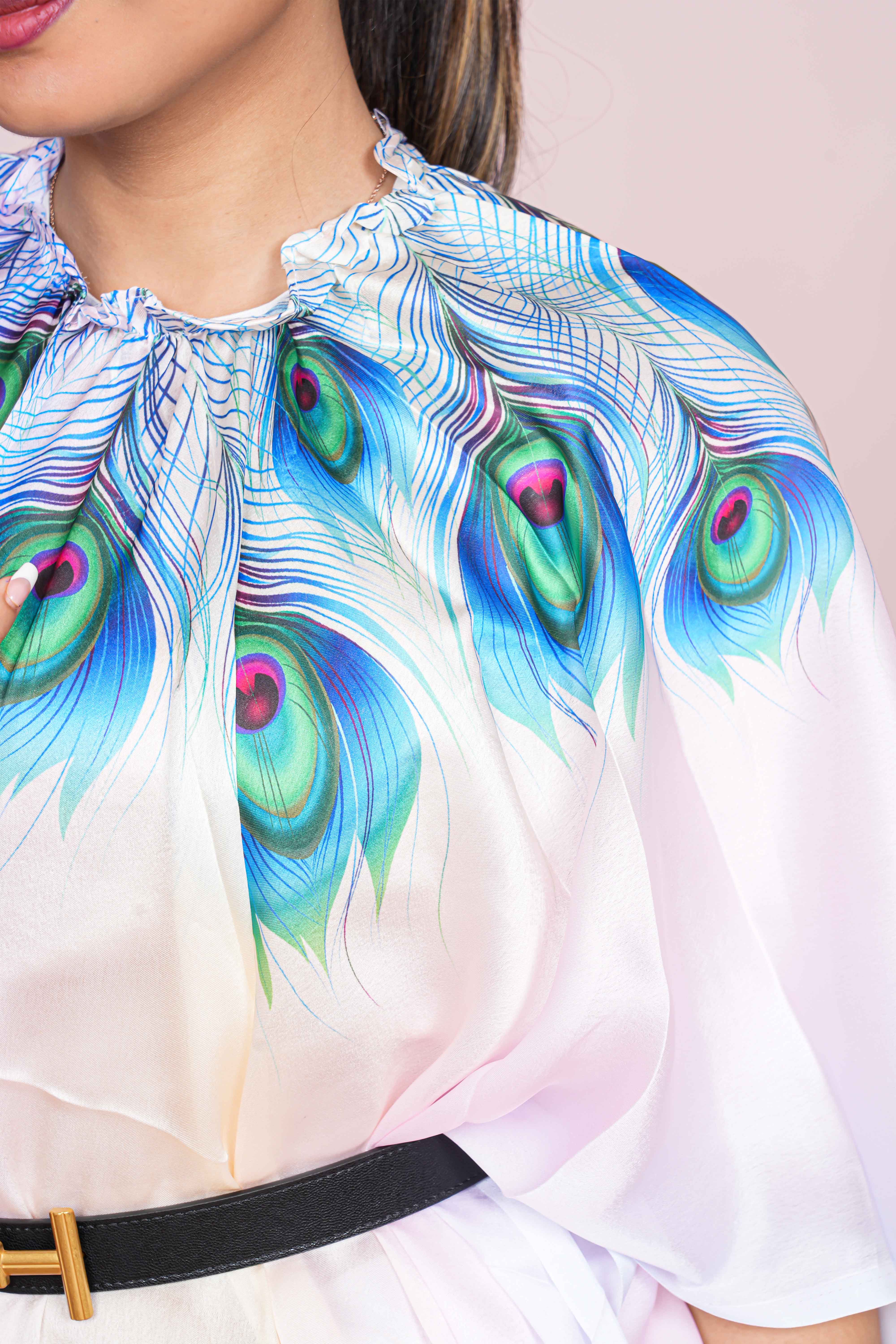 2 in 1 Kaftan designer Saree - Image 6