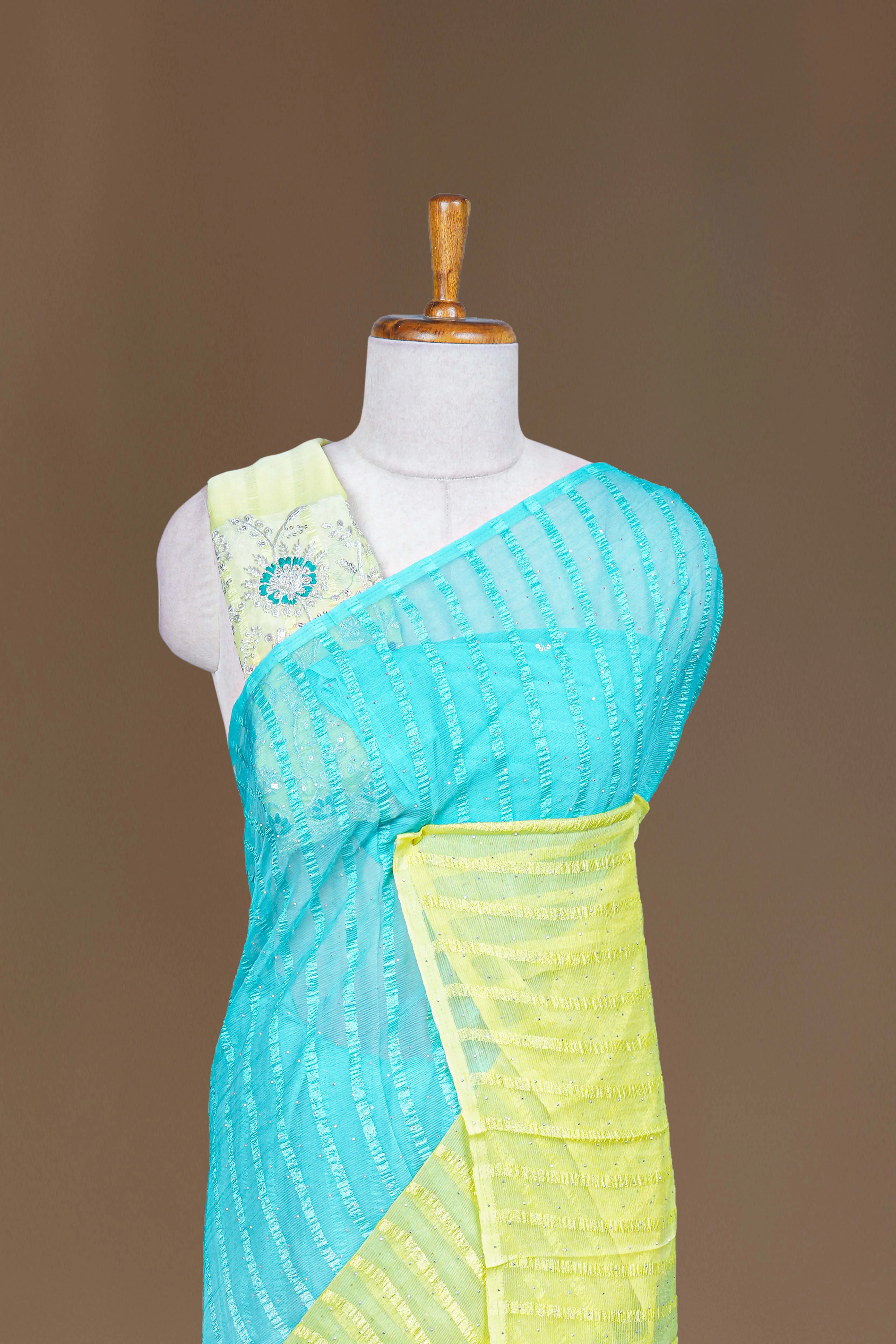 Chiffon saree - Image 3