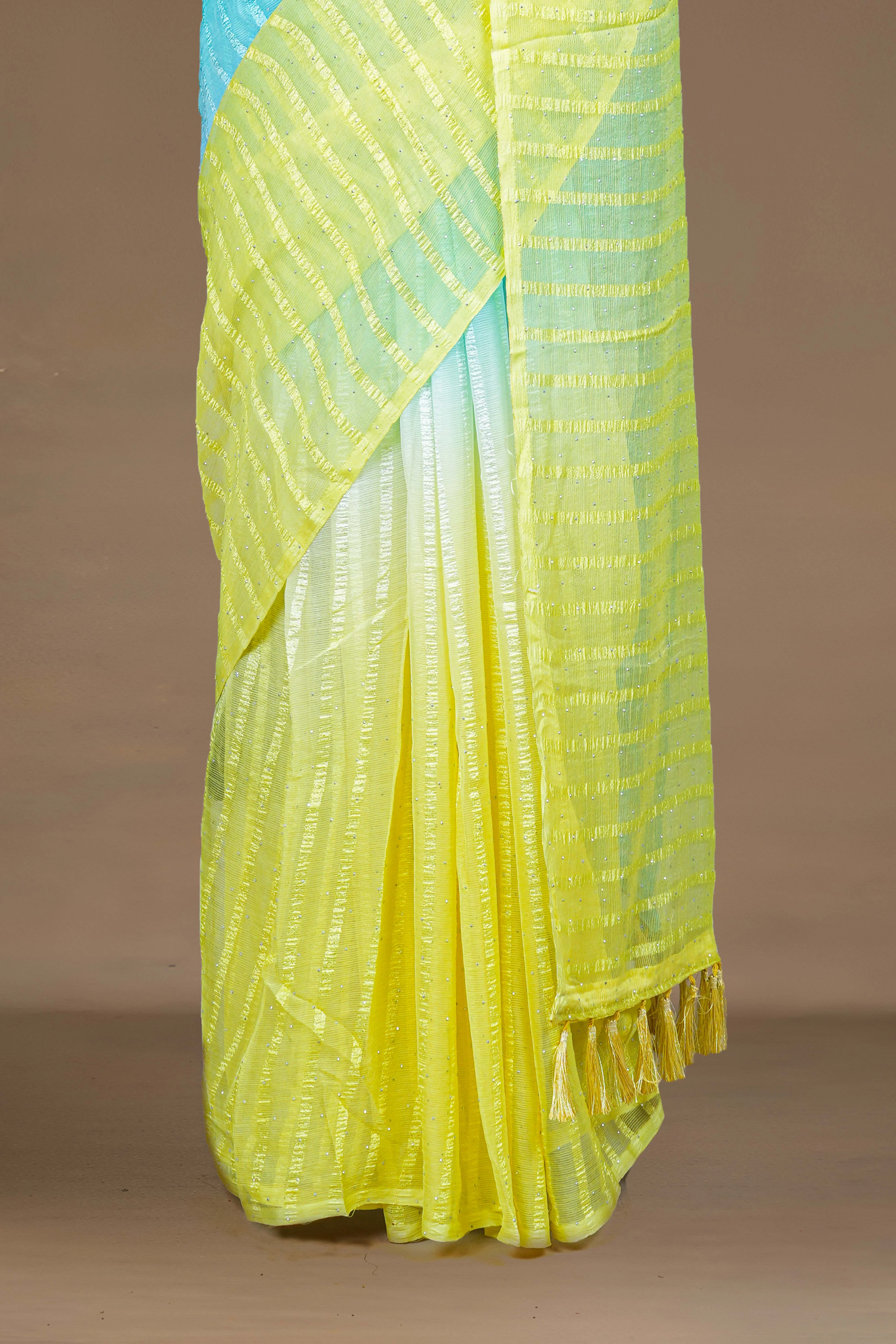 Chiffon saree - Image 4